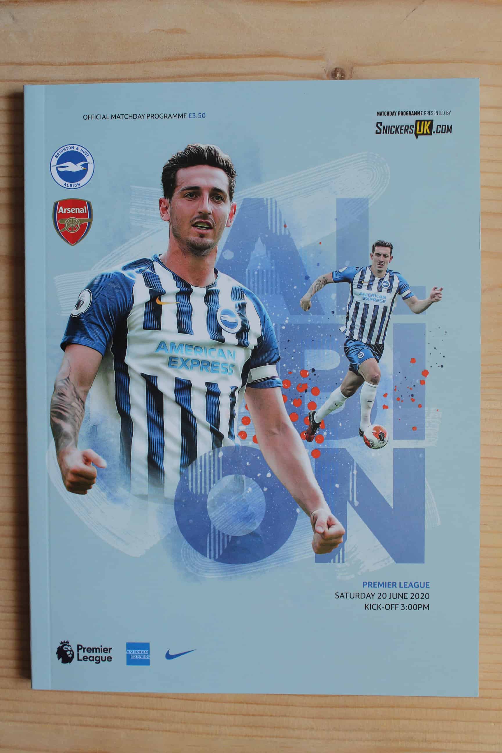 Brighton & Hove Albion FC v Arsenal FC